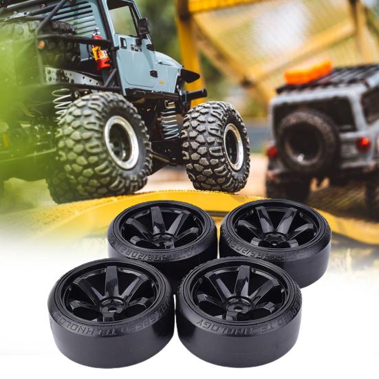4 шт. Яркие цветные легкие хорошие высокопрочные 1/10 автомобильные шины с дистанционным управлением запасные части игрушечные шины для автомобиля