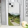Чехол для телефона 'Картина Дом Горный Пейзаж' для IPhone 17 16 15 14 11 12 13 Pro Max 7 8 Plus 12 13 Mini X XS Max XR Мягкий чехол