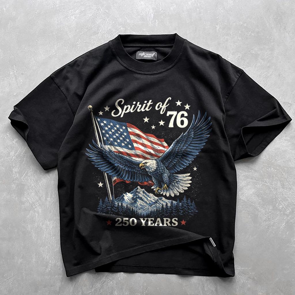 USA 250 Anniversary Shirt, Spirit Of 76 Eagle Tee, 4th July Patriotic America Shirt, 250 Years Freedom Comfort Colors Tee