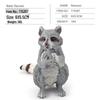 Handcrafted Raccoon Figurine: Miniature Mammal Model for Children's Science Education