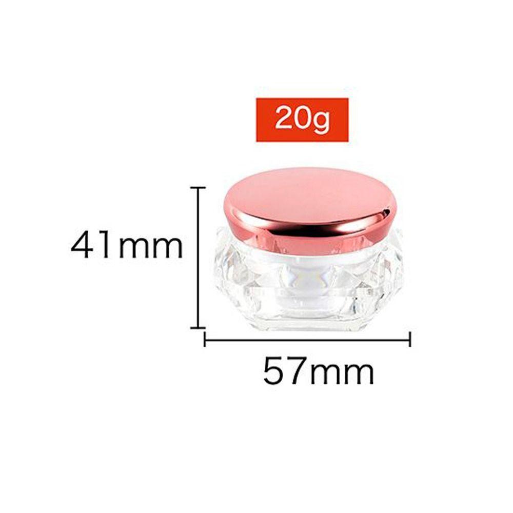 Пластиковая прокладка в форме ромба Косметическая пустая коробка Баночка для образцов Многоразовый контейнер Бутылка для крема для лица