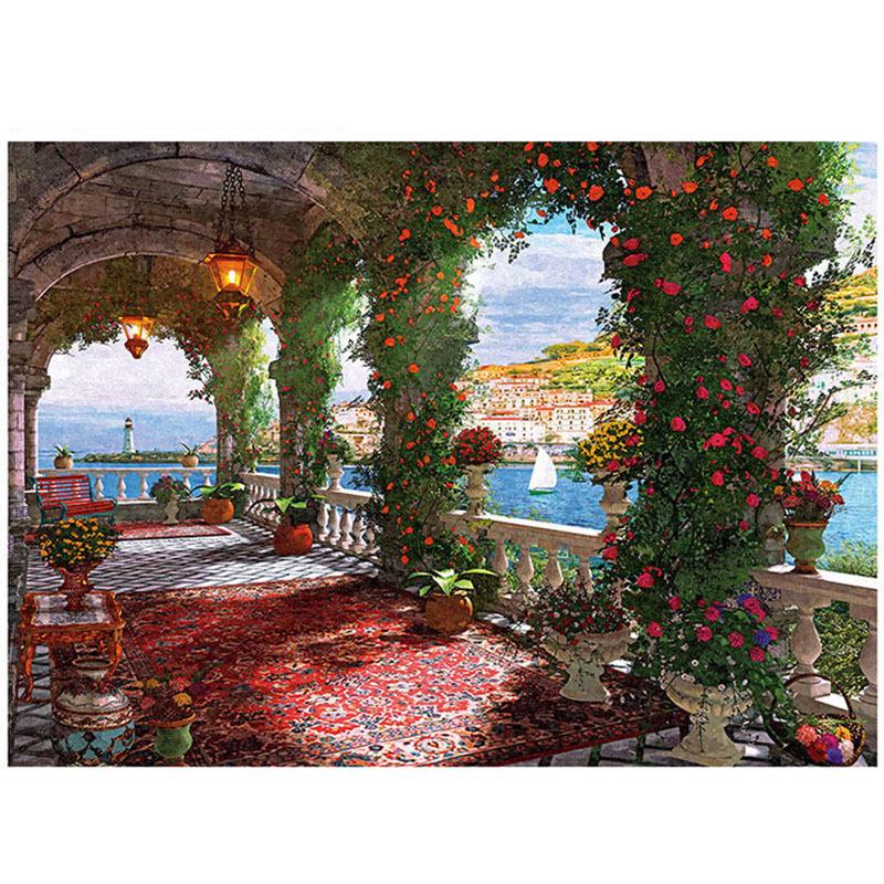 1000 шт. Головоломки Развивающие игрушки Пейзажи Космические звезды Обучающая игрушка-головоломка для