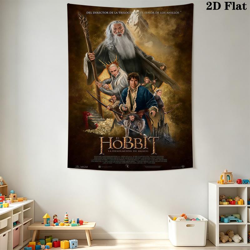 The Hobbit Journey Tapestry Background Cloth Wallmounted Wall Decoration Soft Homestay Soft Decoration Tapestry