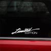 Vinyl Sticker Window Sticker Car-styling 3D LIMITED EDITION Decoration Reflective Laser Decal For Car Accessories
