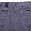 Men's Capris Loose Straight Tube Casual Multi Pocket Cotton Work Shorts
