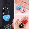 Suitcase Code Valentine's Day Luggage Heart Shaped Lock Padlock 3 Digit Password Security Tool