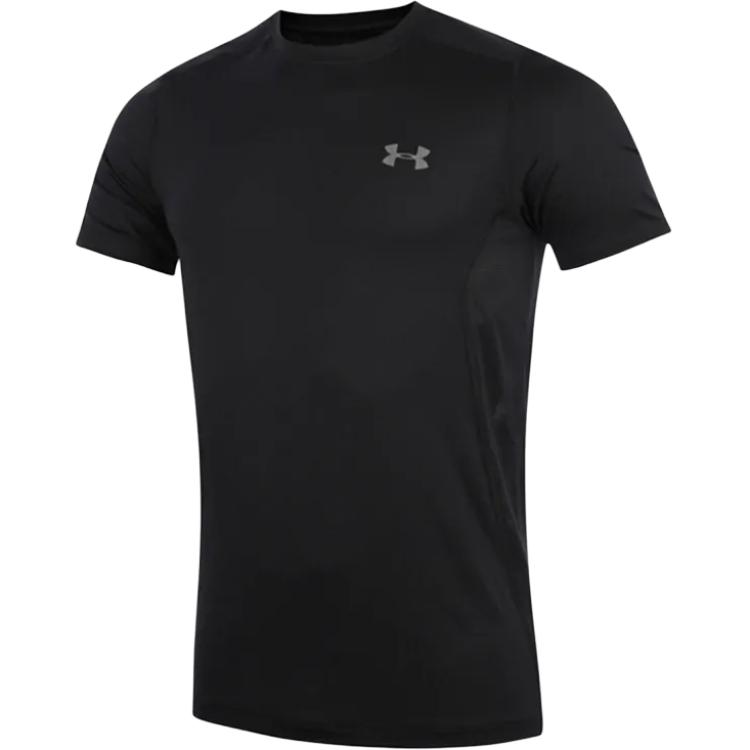 Under Armour Футболки Мужские Черный/Графитовый Чернила Круглый Вырез Умеренный 1257466-001