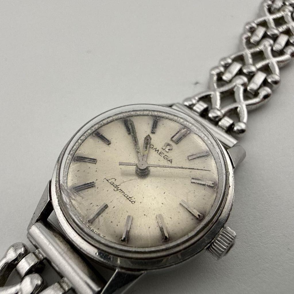 Б/у женские механические часы OMEGA Seamaster Ladymatic (С ручным заводом) Рабочий пункт [U416]