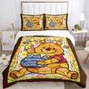 Winnie Pooh Honey Pot Print 3Pcs Bedding Setduvet Cover With 2 Bedropillowcase Home Birthday Gift