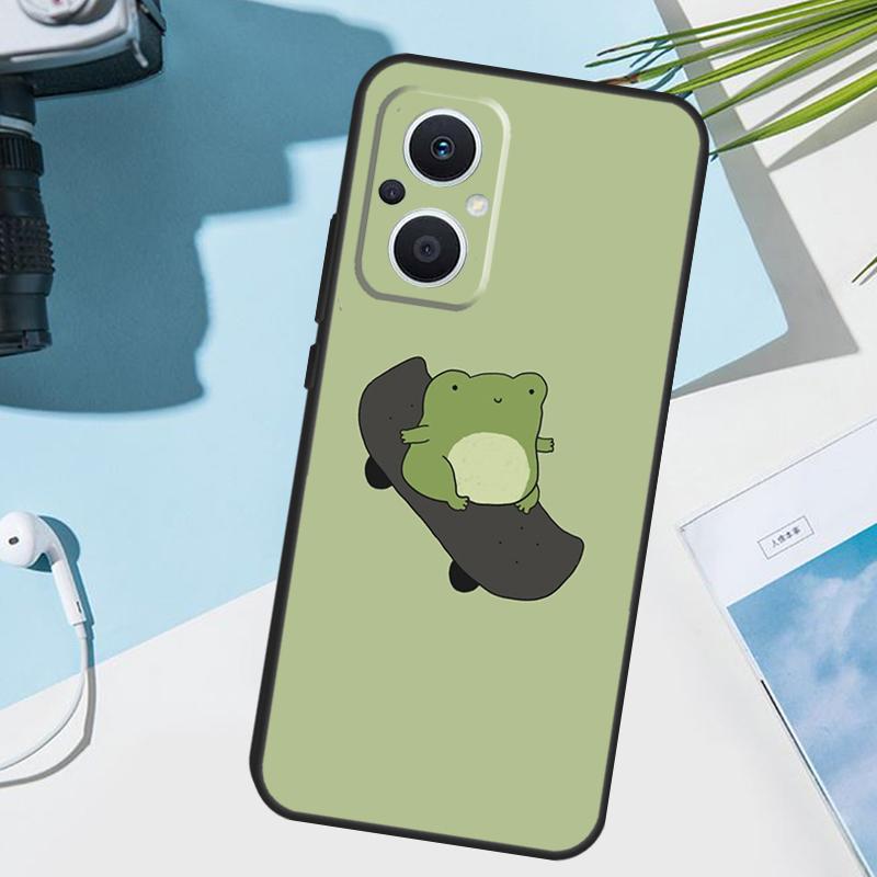 Чехол для OPPO Reno 12 F 13F 14F 11F 10 11 13 14 Pro 7 8 Lite OPPO Find X9 X5 X6 X8 Pro, милый чехол-скейтборд в стиле каваи