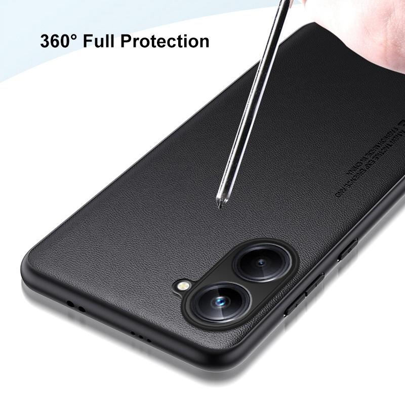 Роскошный чехол из искусственной кожи для Realme 10 Pro 5G 10Pro, задняя крышка, силиконовый противоударный чехол для телефона с полной защитой для Realme10 Pro