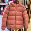 Womens Thick Hooded Down Jacket 90% White Duck Loose Fit Winter Coat Mom Kids Matching Outfit