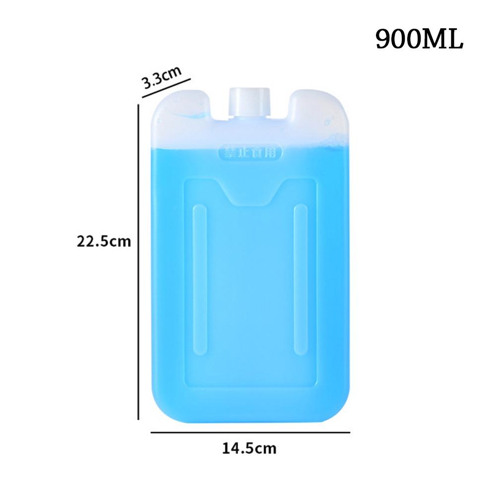 Reusable Ice Crystal Box Blue Picnic Cooler Box New Ice Box Air Conditioning Fan