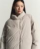 Rough Side White Label Duvet Down Jumper Light Gray