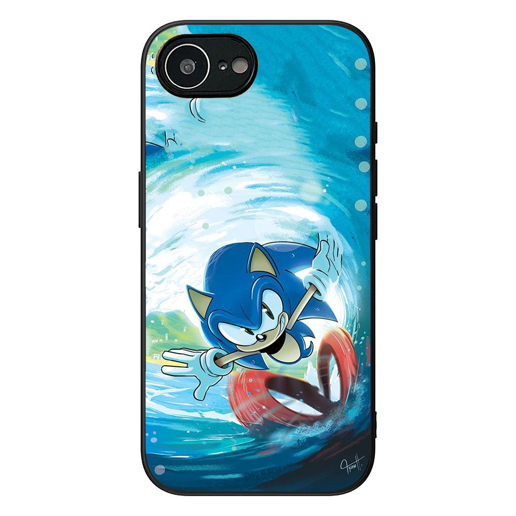 Phone Cover for Samsung Galaxy S25 S24 S23 FE Plus Ultra S7 Edge A16 A15 5G s25+ Casing Flexible Case S-Sonics Hedgehog