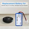 Replacement 14.4V 2600mAh Battery for ILIFE A4, A4s, V7, V7s Plus, A6 Robot Vacuum Cleaner Rechargeable Battery 18650