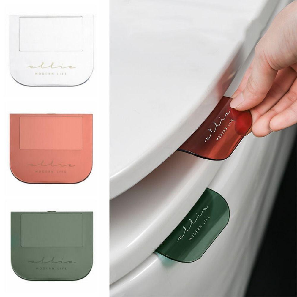 Transparent Toilet Lifting Device Seat Handle Holder Toilet Lid Lift Tool Sanitary