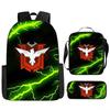 Cartoon Animation Backpack, Third and Fourth Grades of Primary School, Light Burden Reduction, Student Schoolbag Storage Bag