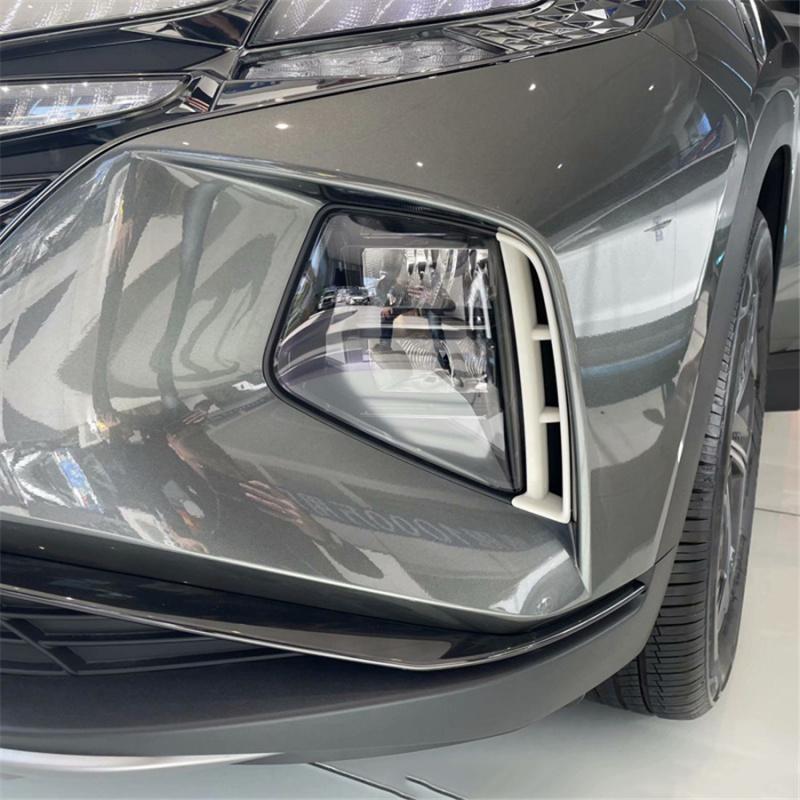 Хромированные передние противотуманные фары, накладки на бампер для hyundai tucson 2021, аксессуар
