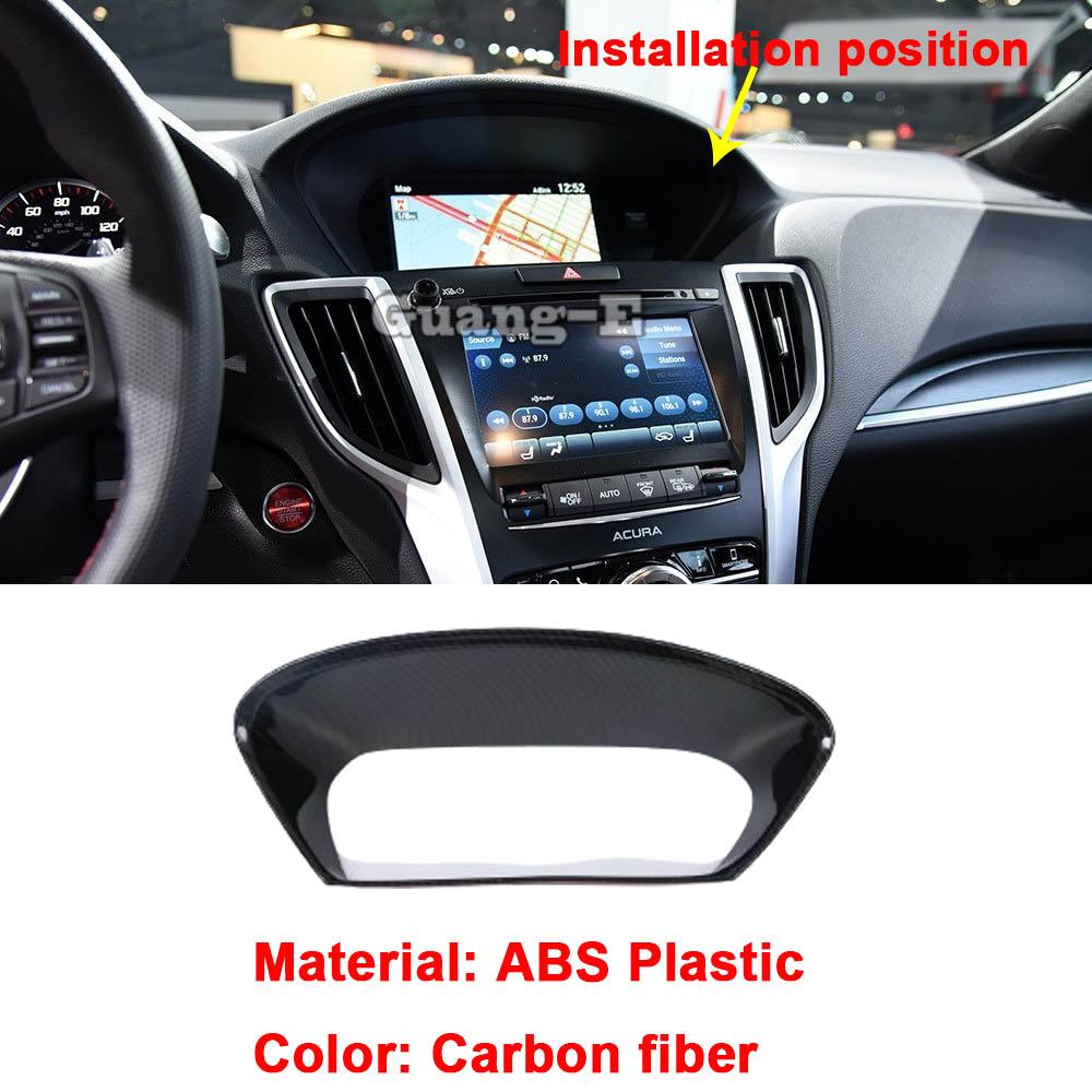For Acura TLX 2018 ABS Light Button Frame Glove Box Handle Armrest Trim Steering Wheel Cover Bowl Accessories