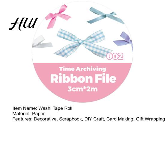 Decorative Paper Tape Washi Roll, Adhesive Masking for Arts, DIY Multi-use Crafts, Journal Supplies, Planners, Scrapbook, Card Making, Gift