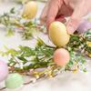 Colorful 5.9ft Artificial Easter Egg Wreath - Rustic Spring Vine Decoration for Holiday & Table Centerpiece, Decoration, 1pc