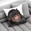 Monkey Funny Tape Throw Pillow Case For 30X30Cm 40X40Cm 45X45Cm 50X50Cm 55X55Cm Square Sofa Pillowcase Shell