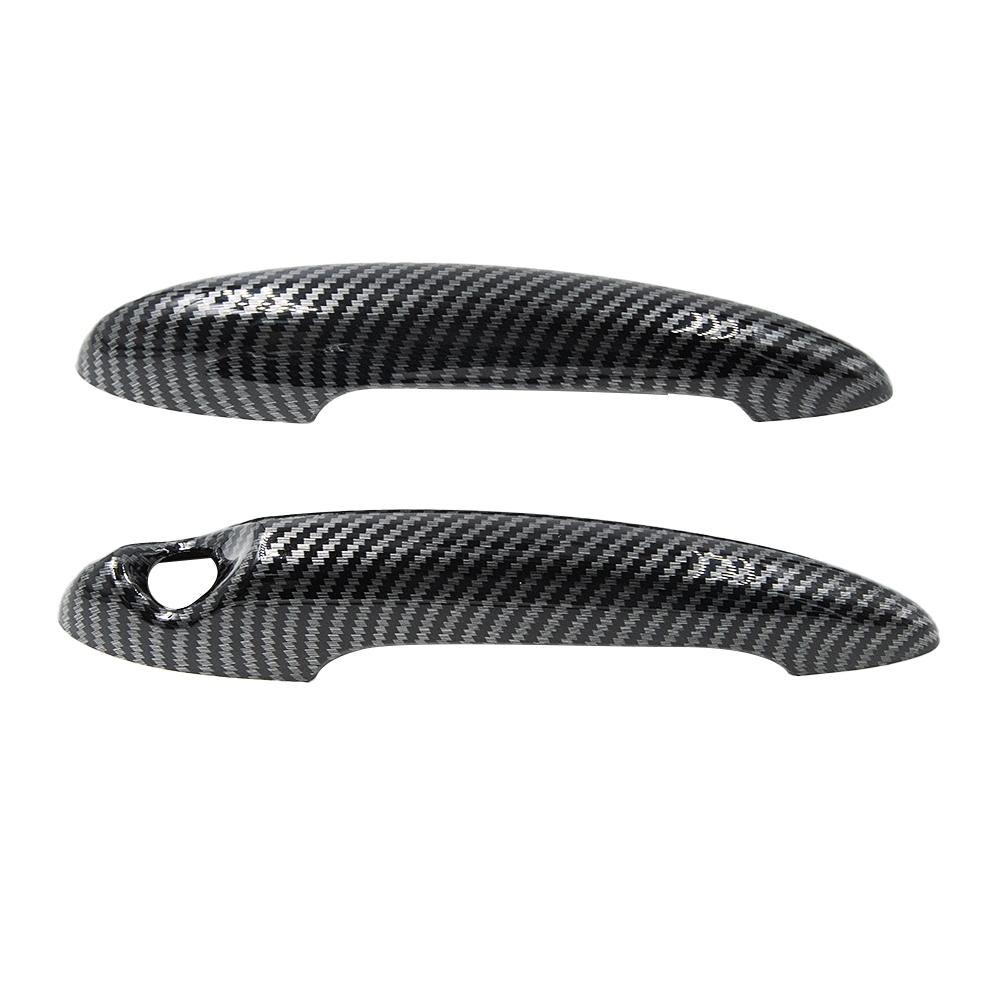 Door Handle Cover For BMW MINI Cooper S R50 R52 R53 R55 R56 R57 R58 R59 R61 Cars Accessories Carbon Fiber Glossy Black Styling