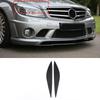 Для Mercedes Benz C-Class W204 2007-2013 Мягкий Карбон Накладка-стикер на Бровь Фары Автомобильные Аксессуары