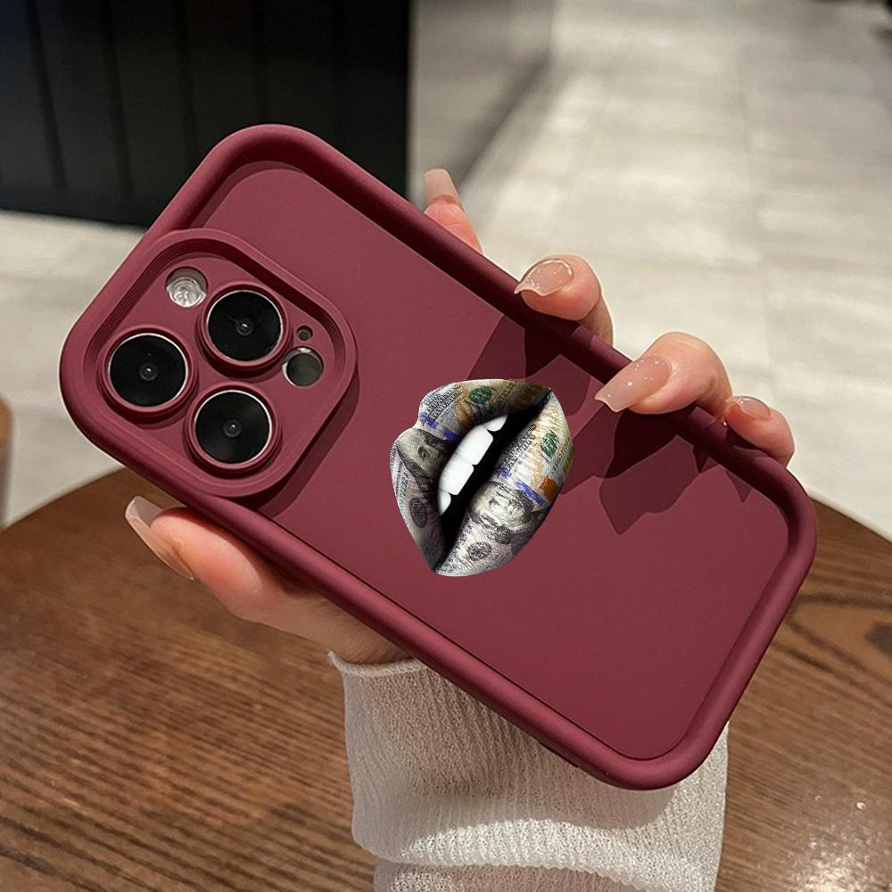 LZ18 Lips kiss силиконовый чехол для телефона Xiaomi 11 Lite 5G 14T Redmi 14C 13C A3 Note 12 11 9 10 13 Pro Plus противоударный задний чехол