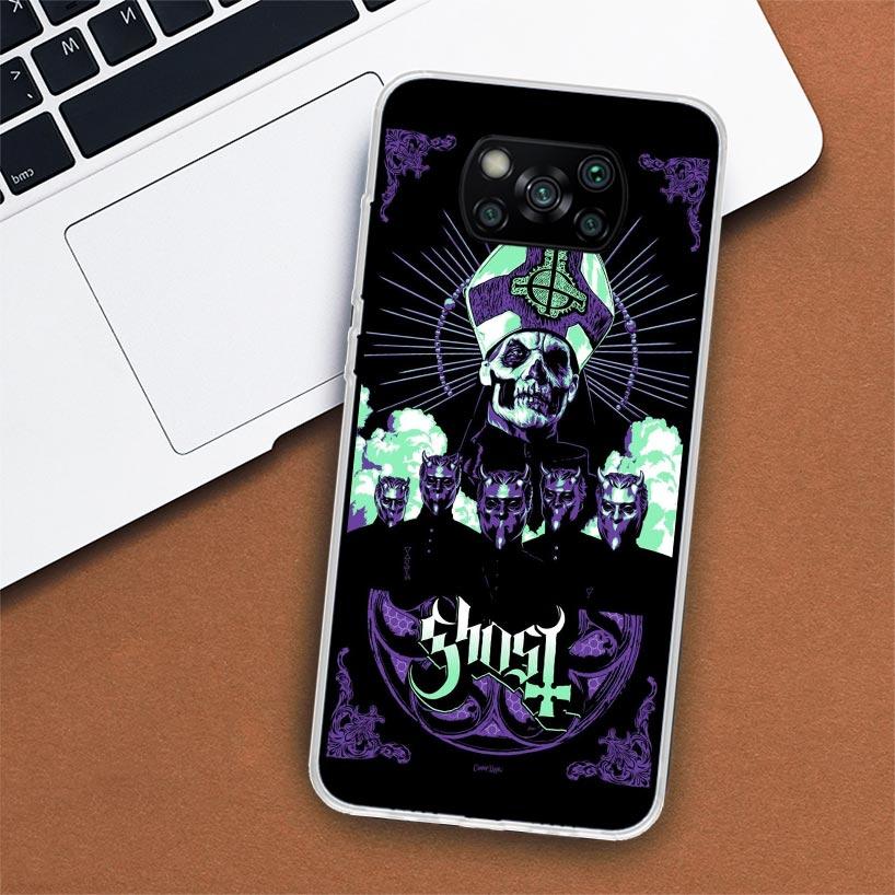 Чехол для телефона Ghost Papa Emeritus для Xiaomi Poco X3 Nfc X4 Gt X5 Pro M5S M4 M3 M2 F5 F4 F3 F2 F1 Mi Note 10 Fundas Shell