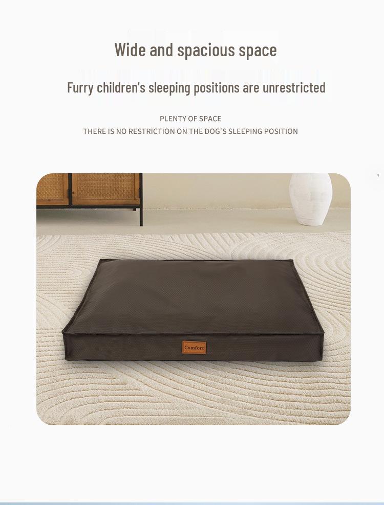 Водонепроницаемая съемная кровать для собак и кошек: Стираемый спальный коврик на все сезоны, подходит для питомцев от маленьких до крупных