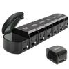Container Pill Organizer Weekly Capsule Pill Box 7 Days Weekly Separable Pillbox Tablet Holder Medicine Storage Case Drug