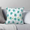 Grumble Yum Square Pillowcase Polyester Linen Velvet Creative Zip Decor Pillow Case Car Cushion Cover