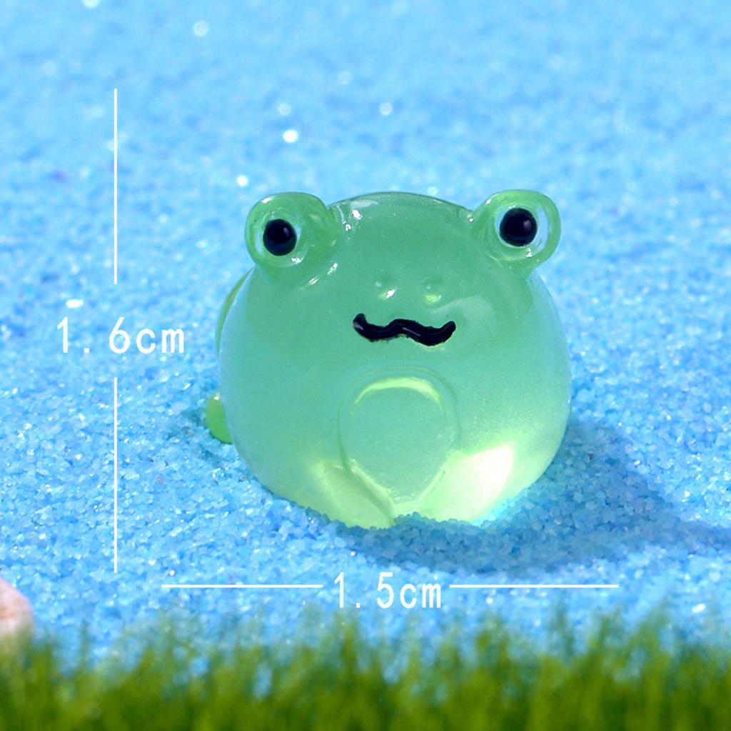 Мох Микропейзажи Светящиеся Милые Лягушки Аквариум Рыба Ландшафтный Дизайн DIY Украшения Аксессуары Мини Украшения