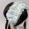 Gothic Cosplay Headdress Lace Hair Band New Head Wrap  Women