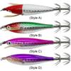 5.5g Laser Luminous Squid Jig Floating Horizontal Wood Shrimp Egi Lure Bait Squid Jigging Shrimp Hook Octopus Cuttlefish