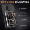 Чехол Armor для Xiaomi Redmi 14C 4G Poco C75, защитный чехол для объектива с кольцом, магнитный держатель, чехол Fundas