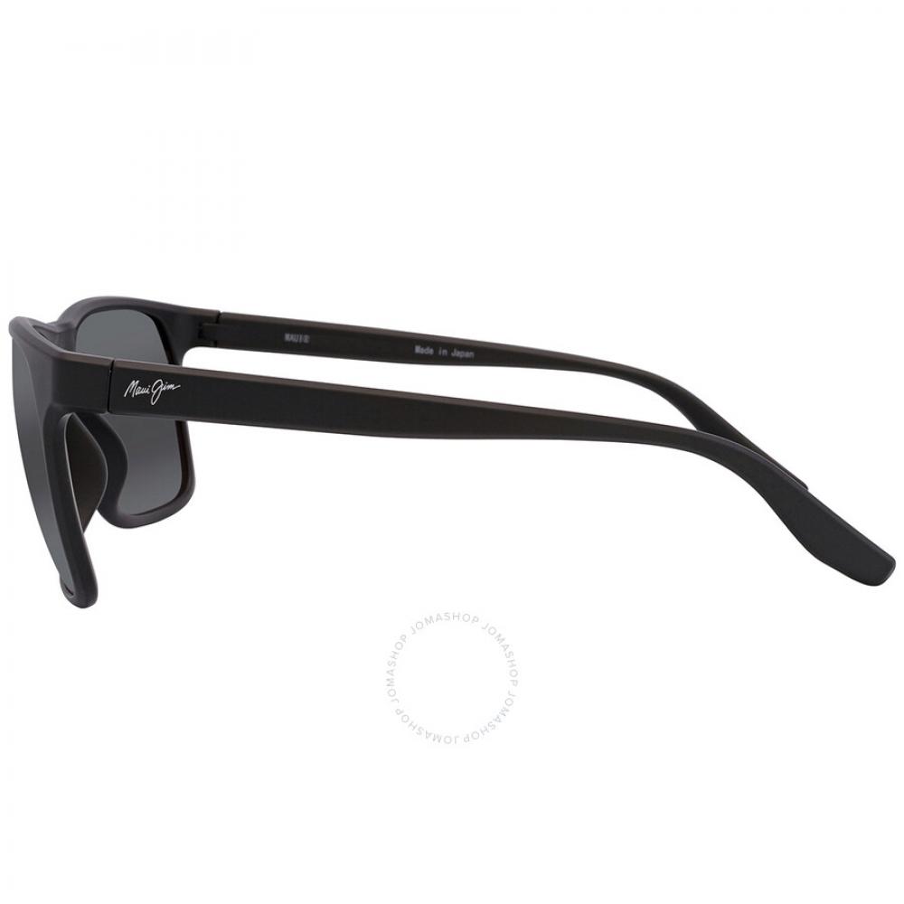 Maui Jim Pailolo Neutral Grey Rectangular Unisex Sunglasses 603 02 58