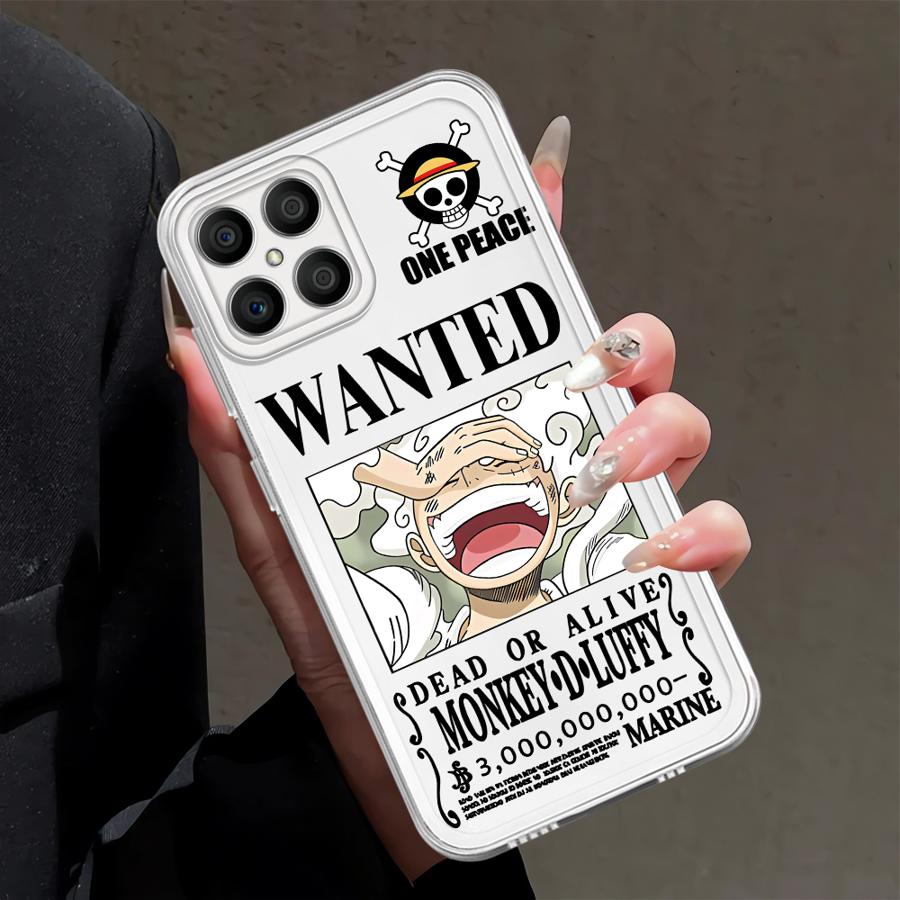 Чехол One Piece Luffy для Honor X8a X7b 90 Lite X8 X9b X8b X9a Мягкая крышка для телефона