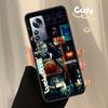 Чехол для телефона с баскетбольным принтом для Xiaomi Poco X7 X6 X5 X4 X3 GT NFC M4 M5 Pro 5G M3 Mi F6 F5 F4 F3 F2 F1 Capa Coque TPU Чехол Прозрачный Fund