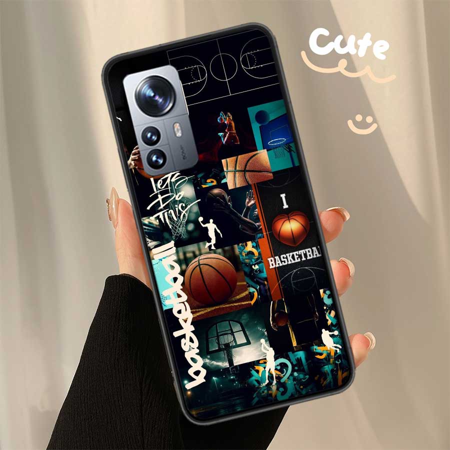 Чехол для телефона с баскетбольным принтом для Xiaomi Poco X7 X6 X5 X4 X3 GT NFC M4 M5 Pro 5G M3 Mi F6 F5 F4 F3 F2 F1 Capa Coque TPU Чехол Прозрачный Fund