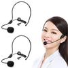 Set of 2 Head Microphones, Clip-on Microphones, Wearable Microphones, and Head Microphones for Live Performances, Lectures, Presentations, and Outdoor