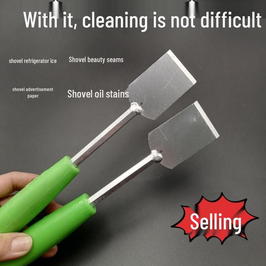 Кухонный скребок из нержавеющей стали: Очистка кастрюль и нагара, Удаление смолы и размораживание холодильника, Удаление накипи, Инструмент для удаления нагара