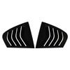 For BMW 3 Series F30 318i 320i 325i 2013- Car Rear Window Shutter Cover Trim Window Louver Side Vent ABS Trim Acce Black