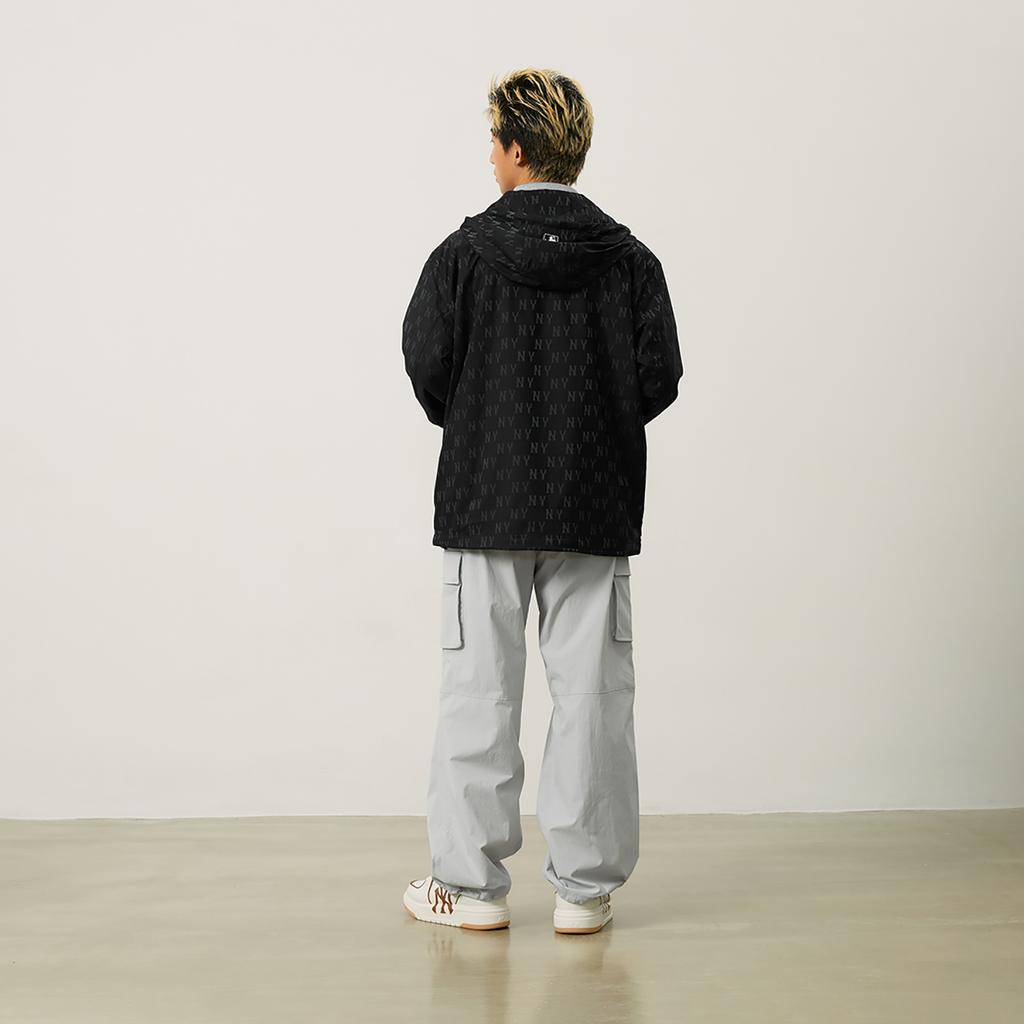 New MLB MONOGRAM Series New York Yankees Team 24FW Jacket Unisex Black 3AWJM0444-50BKS