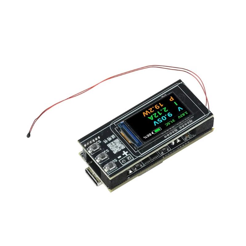 IP2366 140 Вт PD Модуль быстрой зарядки/разрядки с 0,96-дюймовым цветным TFT-дисплеем для портативных зарядных устройств в поездках