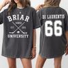 Briar Hawks DI LAURENTIS  Graphic Printed Tshirt Unisex Women Cotton Tshirt Unisexs Tshirts  Summer New Ice Hockey Tshirt