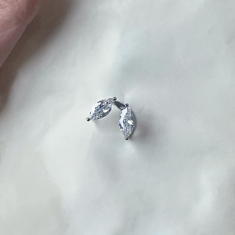 Sparkling Zircon Ear Bone Clip For Women Without Piercing Tassel Ear Cuff Clip Earrings Wedding Jewelry