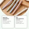 Noteory Quick-Dry Gel Pen - Black & Macaron Colors, Smooth Writing Stationery